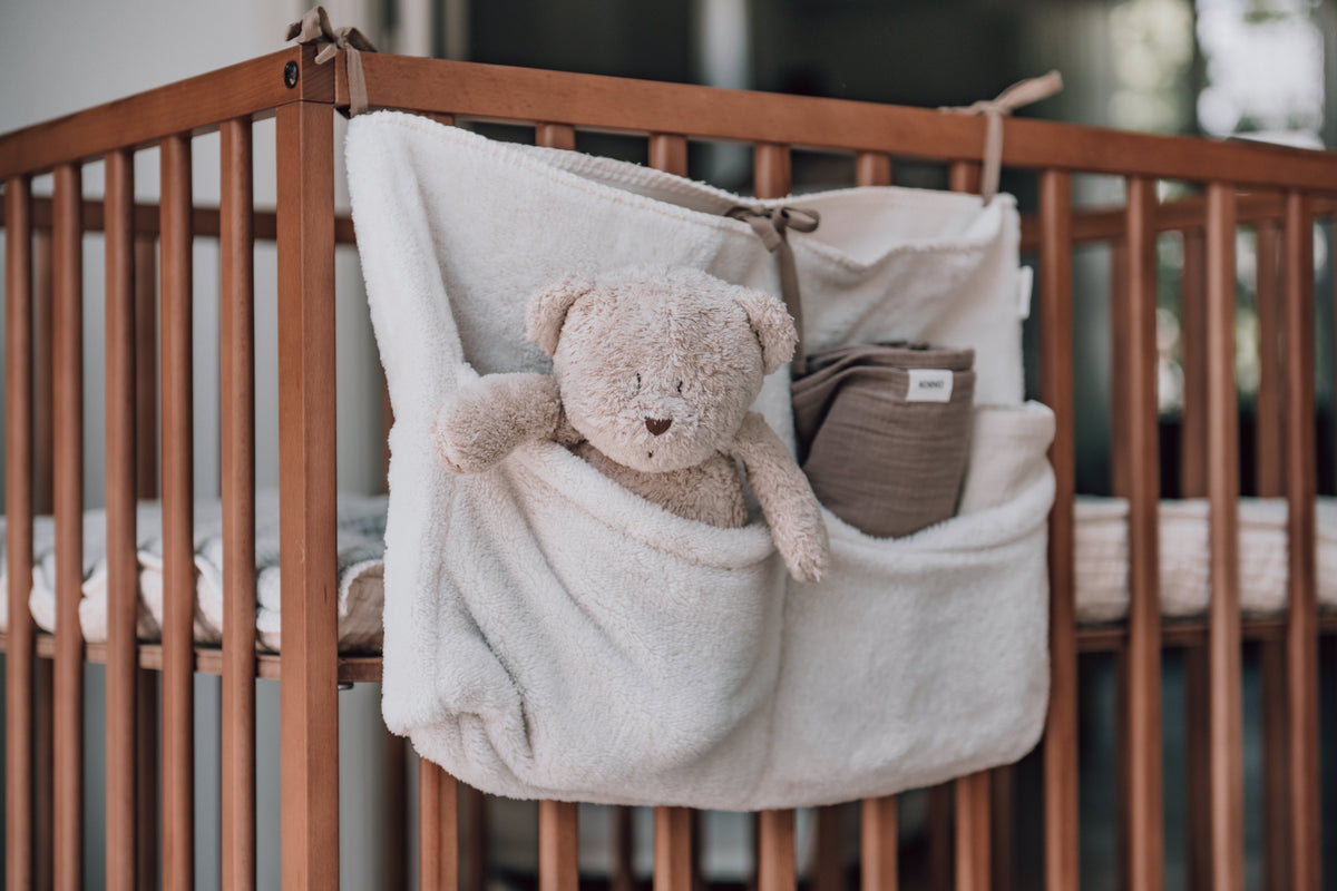 Aufbewahrungstasche Teddy für Bett und Laufstall Koeka Malmo, Farbe Pebble, Bild 3