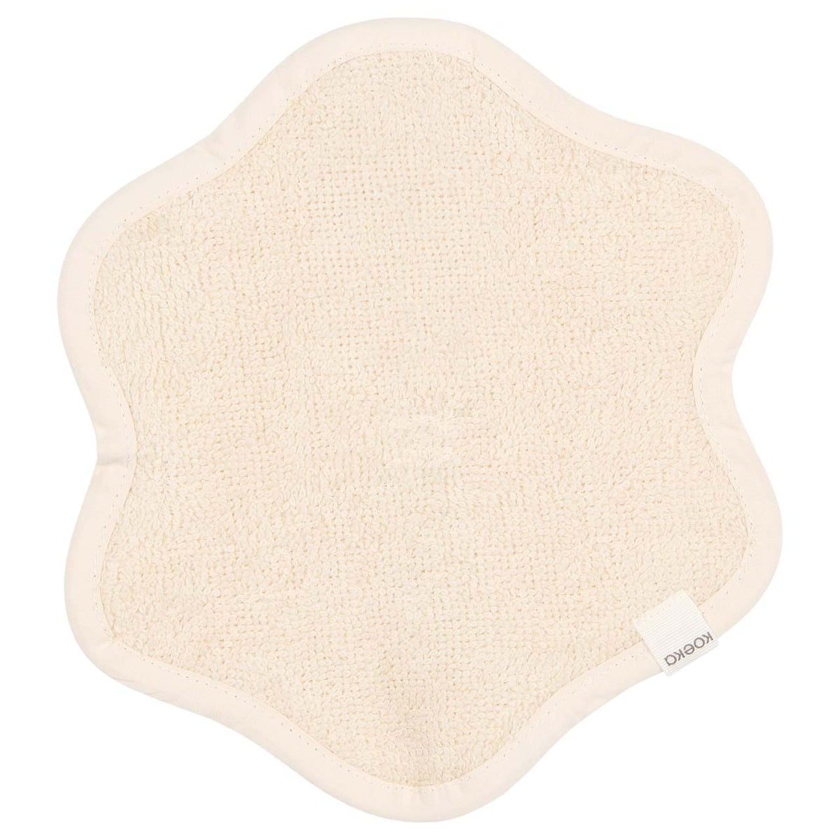 Schnullertuch Wolke aus Frottee von Koeka Dijon Daily in Warm White, Ansicht 2
