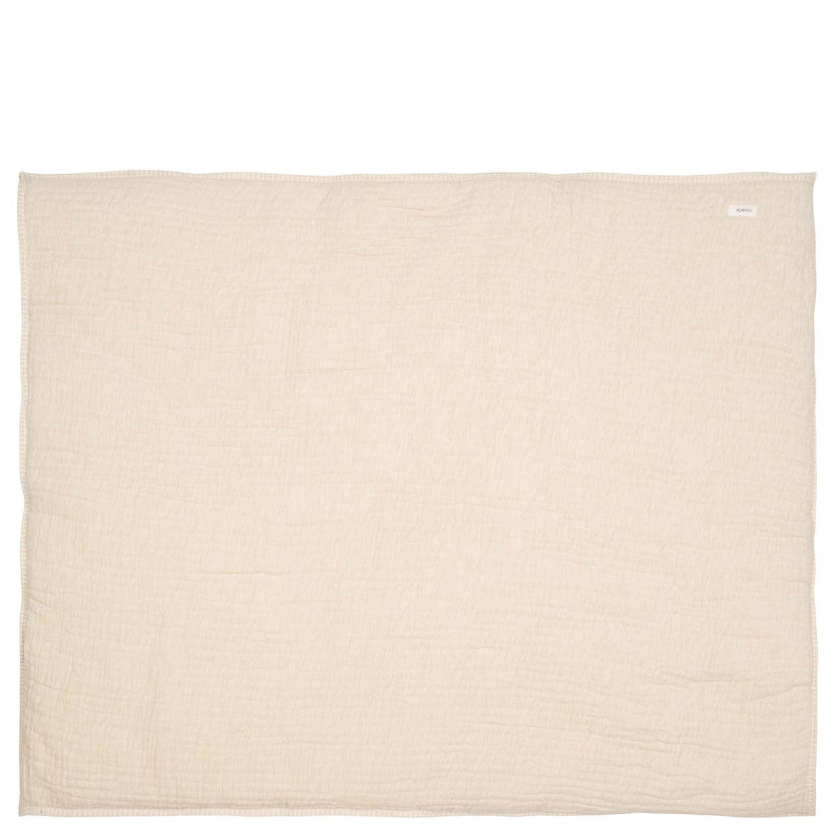 Laufgittereinlage Chenille 75 × 95 cm von Koeka Rivoli in Stone und Warm White, Ansicht 2