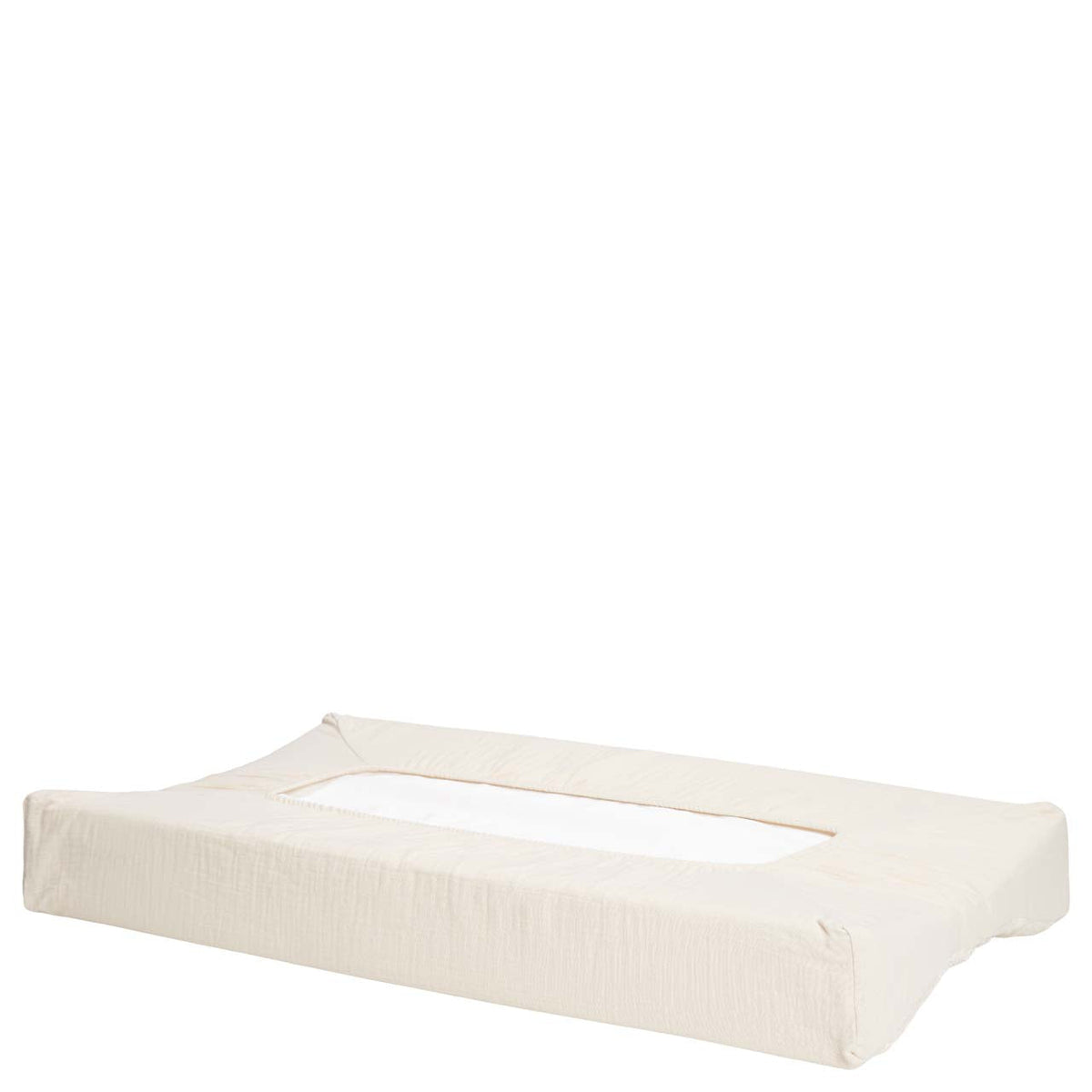 Wickelauflagenbezug Musselin 45 × 73 cm von Koeka Faro in Warm White, Ansicht 2