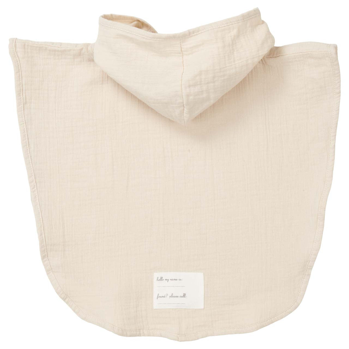 Badeponcho Musselin von Koeka Faro in Warm White, Ansicht 2