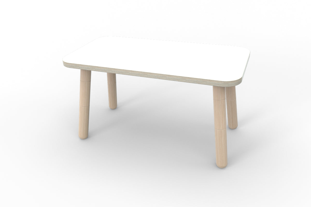 Kindersitzbank growing table Reinweiß