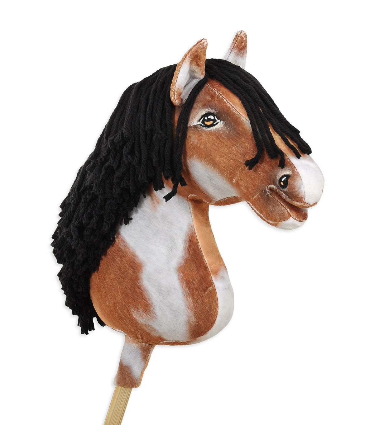 Hobby Horse A3 Super Hobby Horse – Schecke, schwarze Mähne