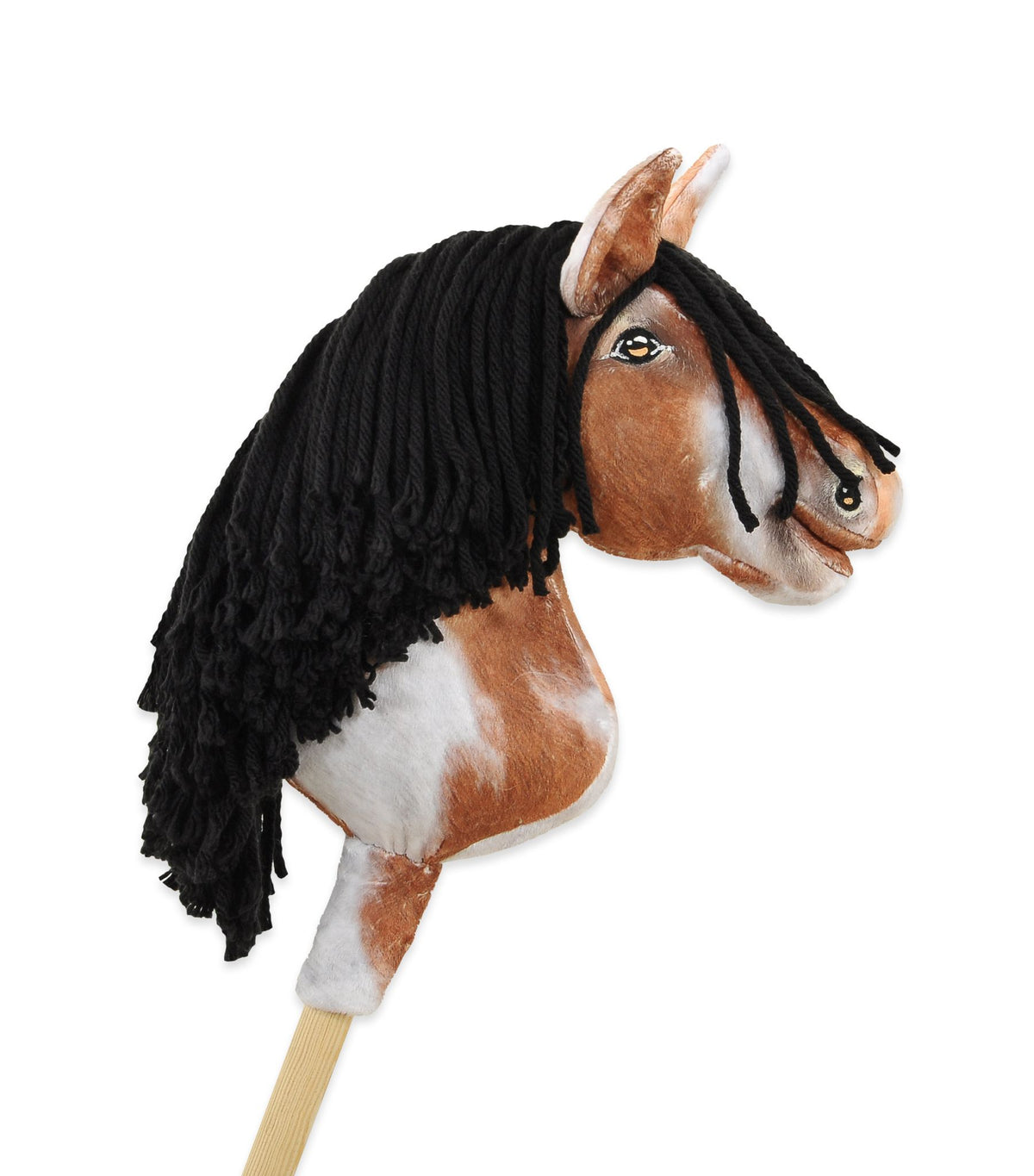 Hobby Horse A4 Super Hobby Horse – Schecke, schwarze Mähne