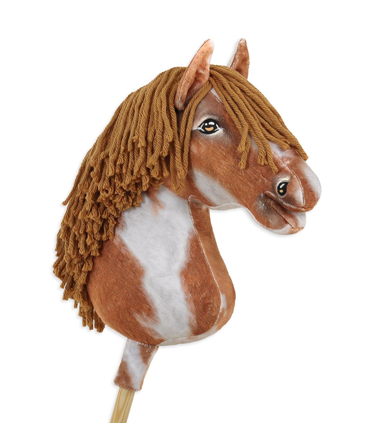 Hobby Horse A3 Super Hobby Horse – Schecke, braune Mähne
