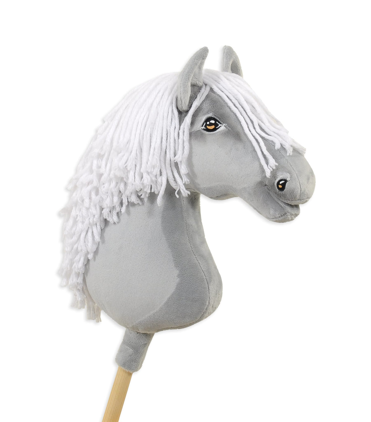 Hobby Horse A3 Super Hobby Horse – Grauschimmel, weiße Mähne