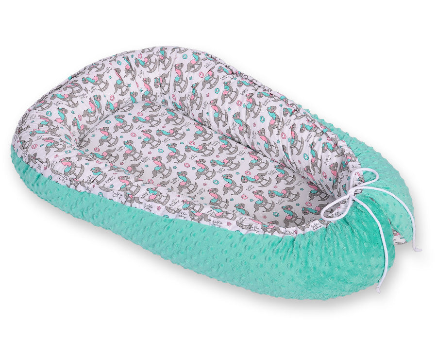 Babynest Kokon Minky Bobono – Detailansicht