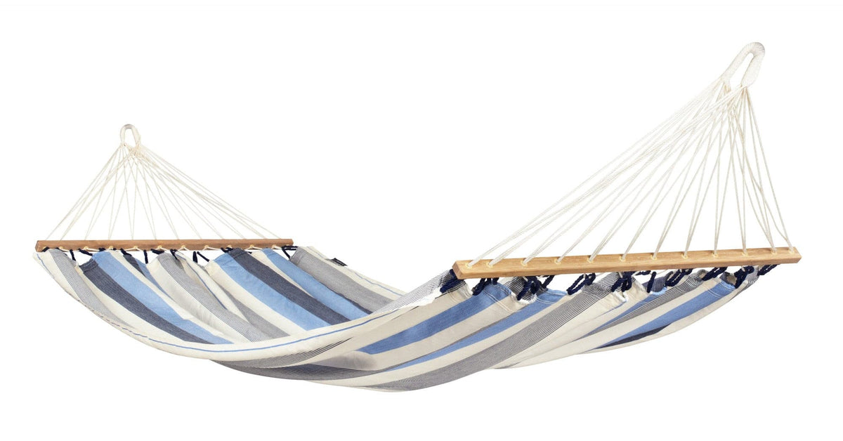LA SIESTA Alisio Einzel-Stabhängematte Outdoor in Sea Salt