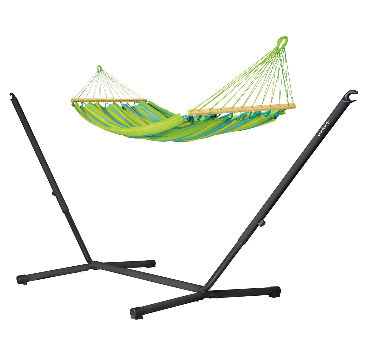 LA SIESTA Alisio Einzel-Stabhängematte Outdoor in Lime