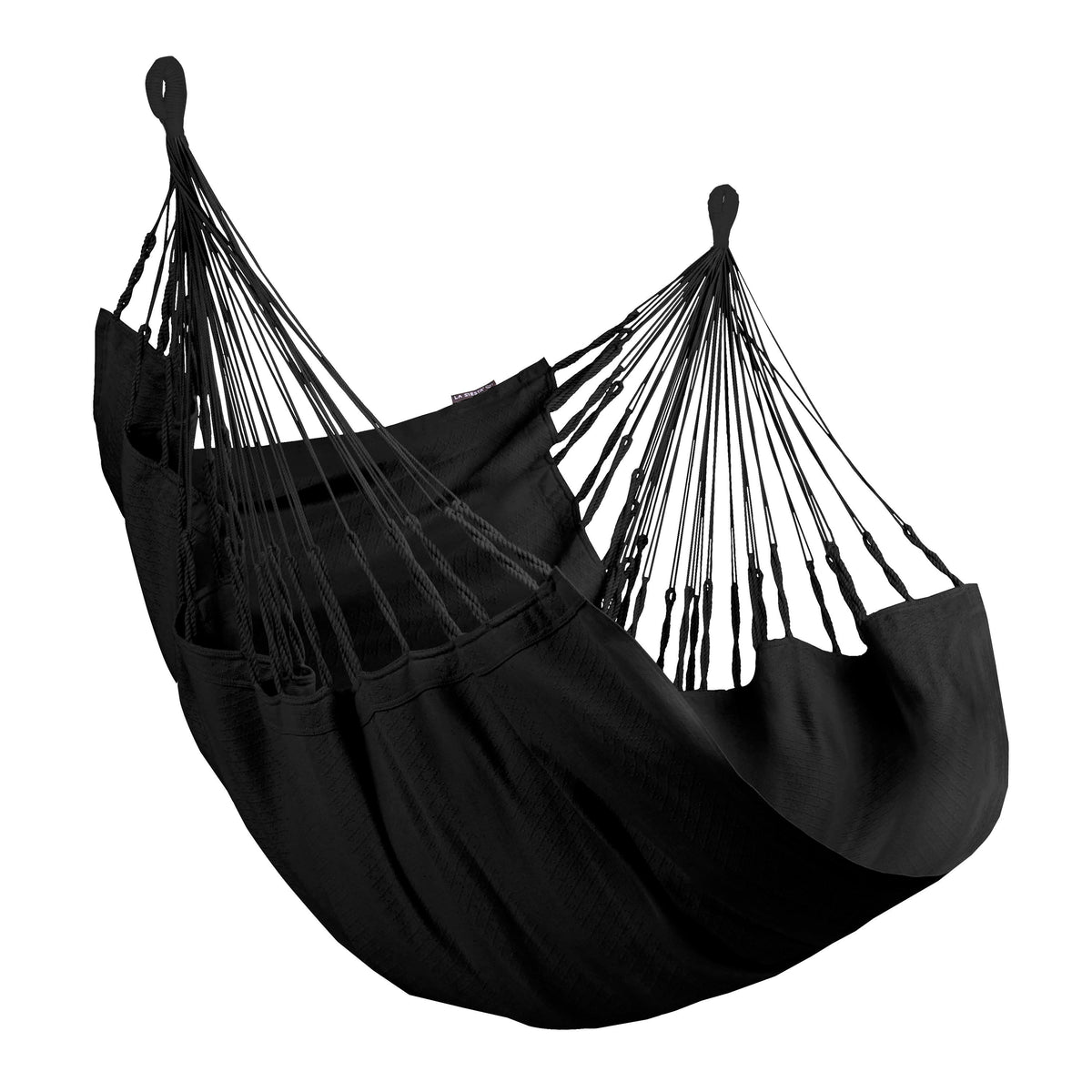 LA SIESTA Cumbia Hängesessel Bio-Baumwolle in Onyx