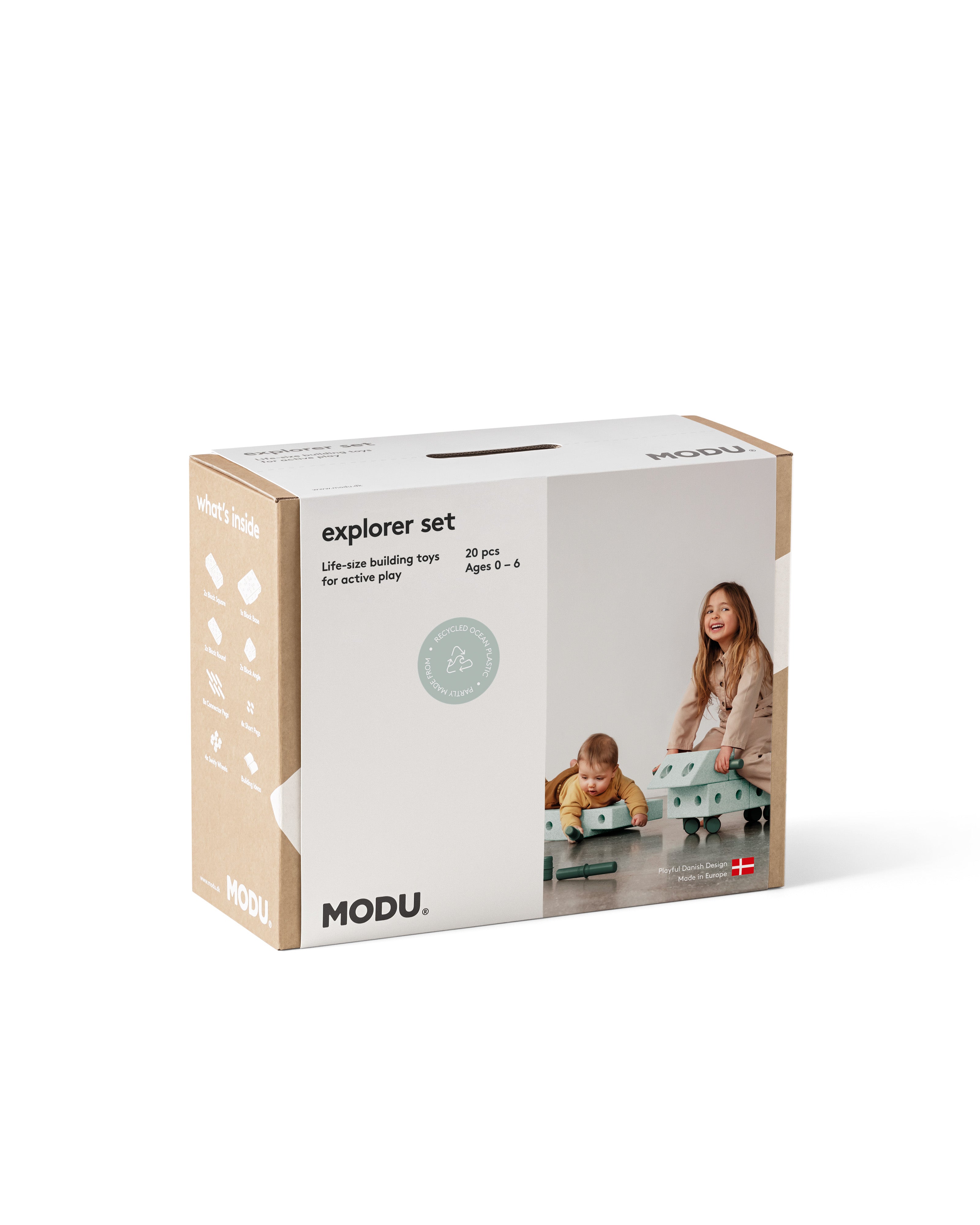 MODU Explorer Set – modulares Bauspielzeug & motorisches Spielzeug