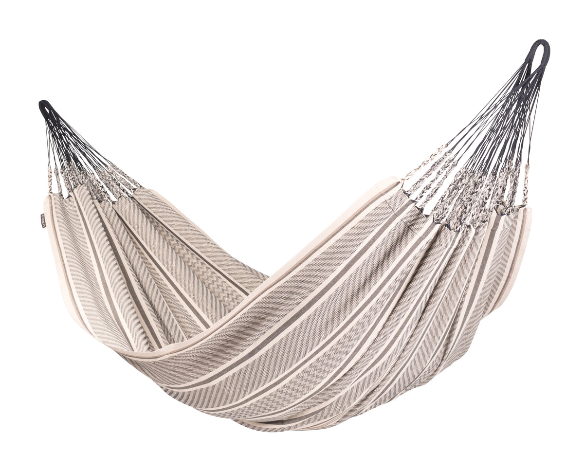 Kingsize-Hängematte LA SIESTA Flora Zebra mit eingewebtem Muster