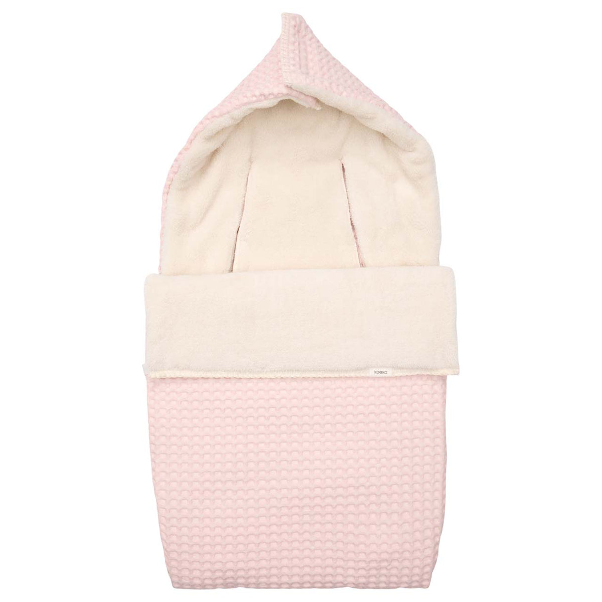 Fußsack für Babyschale Koeka Oslo in Cotton Candy mit Teddyfutter