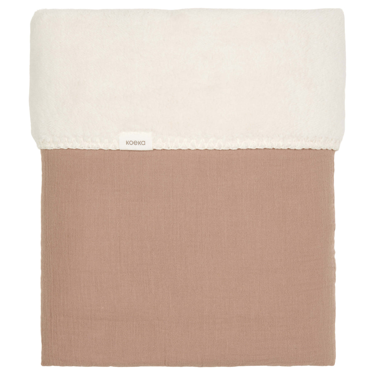 Kinderdecke 100x150 aus Musselin mit Teddyfutter – Koeka Faro