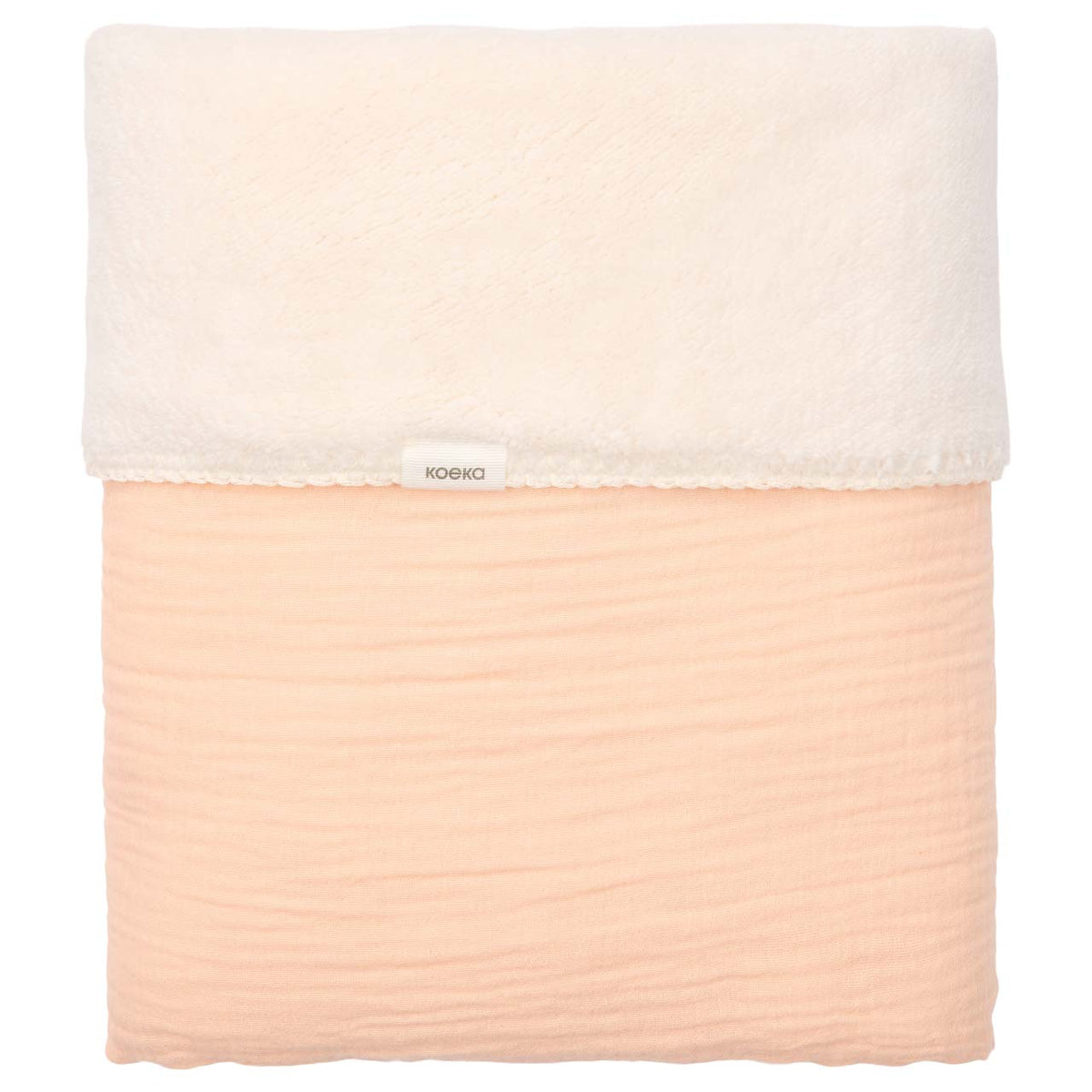 Kinderdecke 100x150 aus Musselin mit Teddyfutter – Koeka Faro