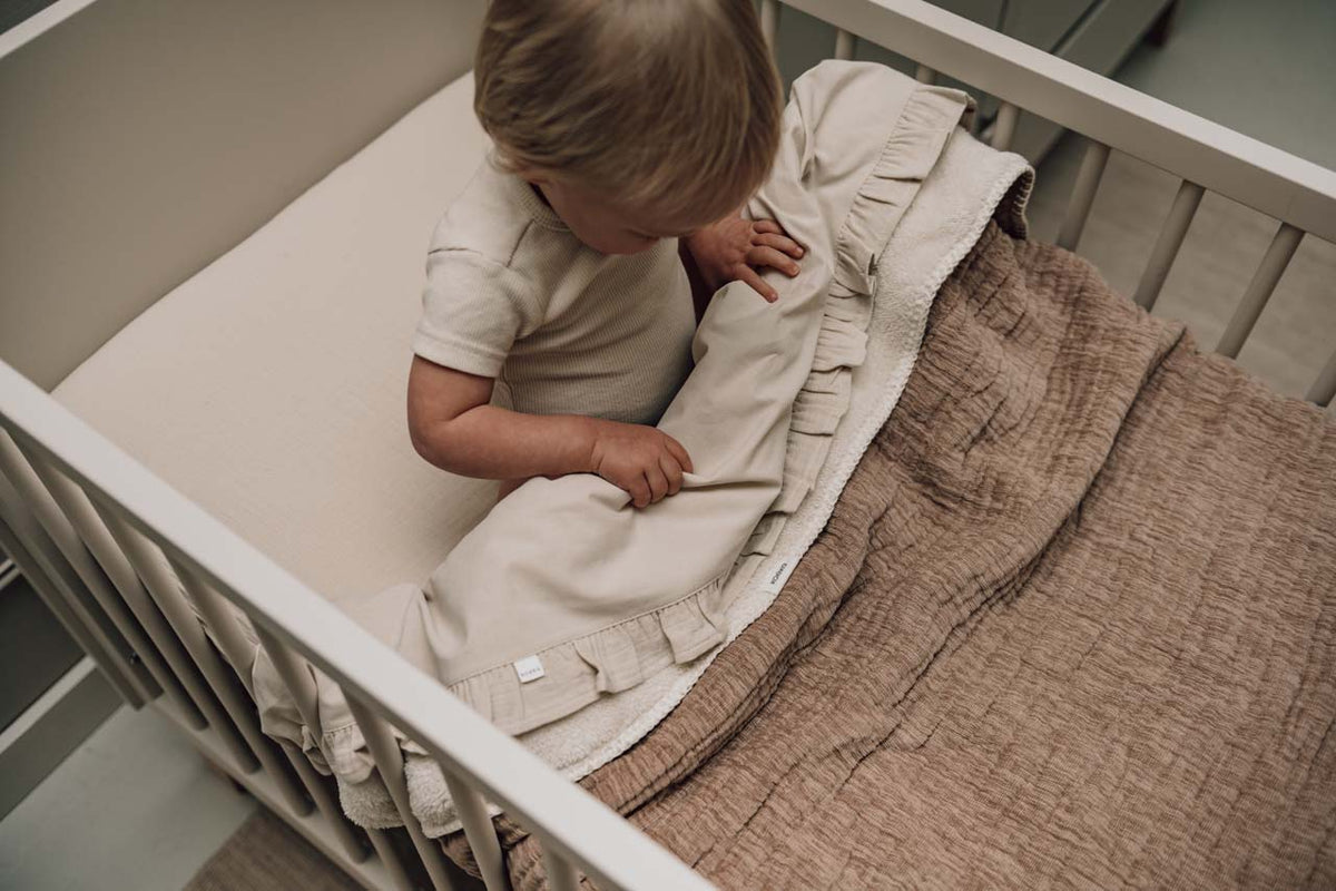 Kinderdecke Chenille mit Teddyfutter 100 × 150 cm – Koeka Rivoli
