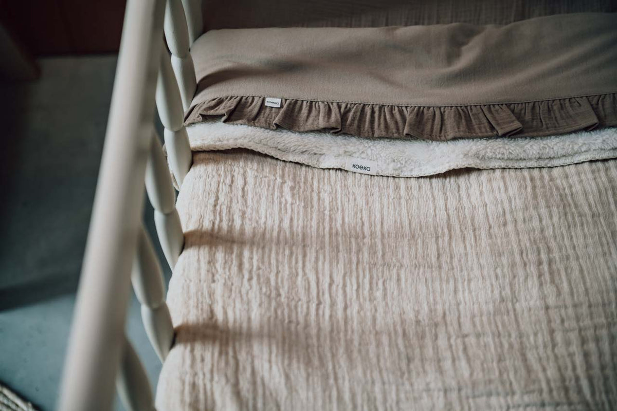 Kinderdecke Chenille mit Teddyfutter 100 × 150 cm – Koeka Rivoli