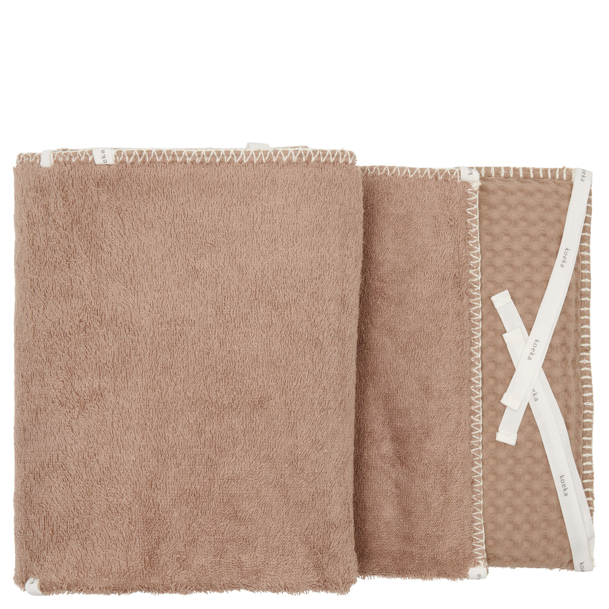 Laufstallumrandung 180 × 30 cm Waffelstoff – Koeka Amsterdam