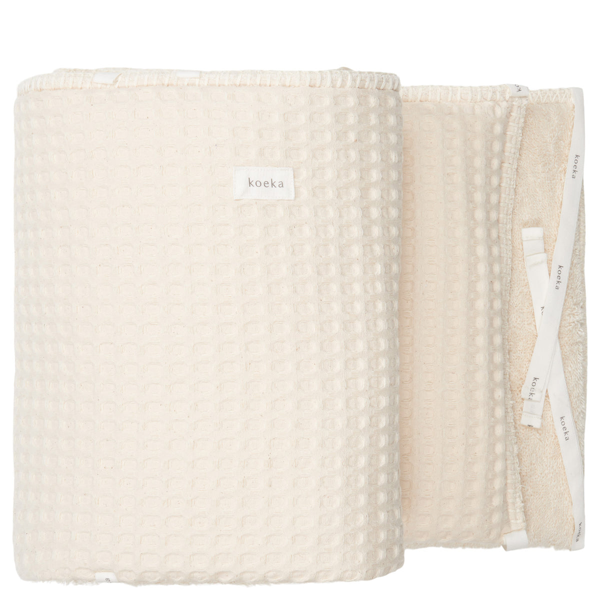 Laufstallumrandung 180 × 30 cm Waffelstoff – Koeka Amsterdam