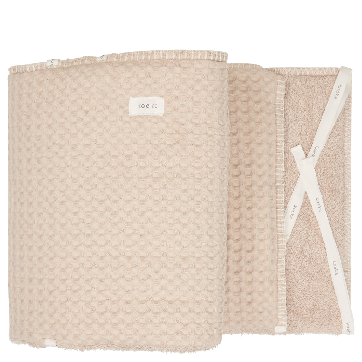 Laufstallumrandung 180 × 30 cm Waffelstoff – Koeka Amsterdam