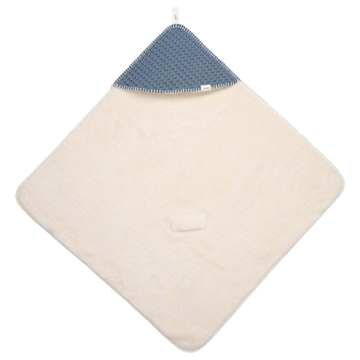 Einschlagdecke mit Teddyfutter und Kapuze 100 × 100 cm – Koeka Oslo