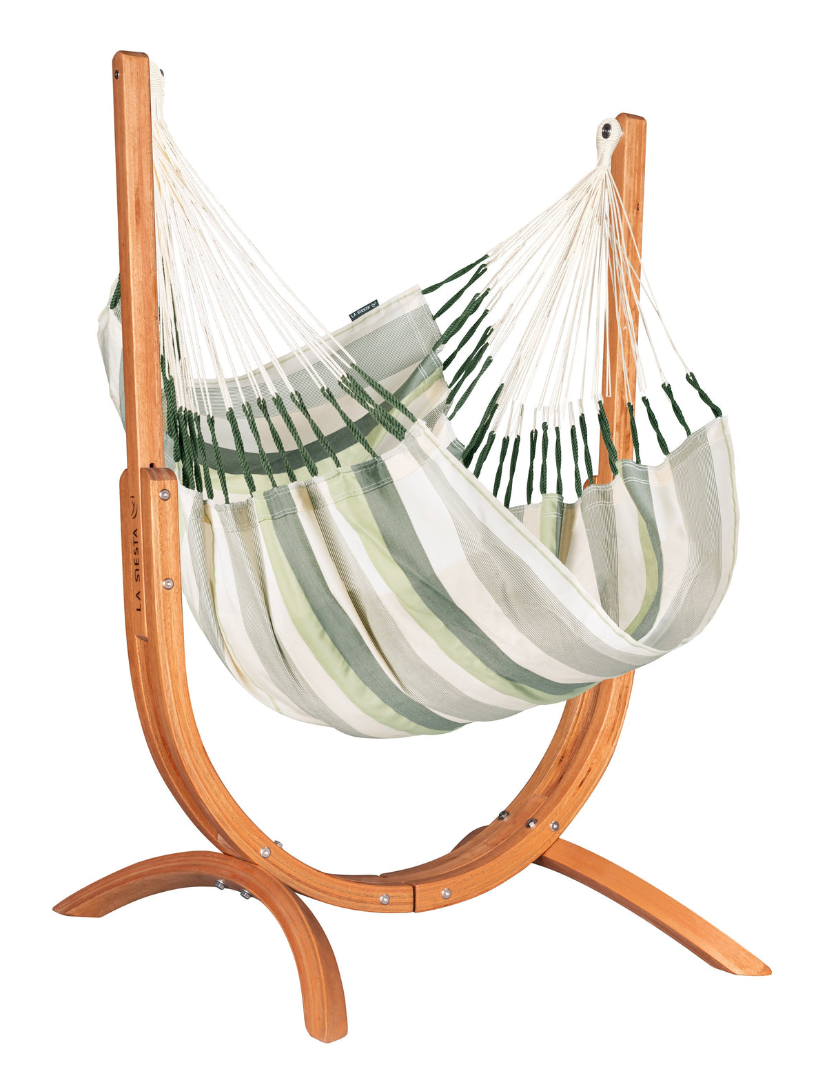 LA SIESTA Udine Hängesessel mit Gestell in Cedar