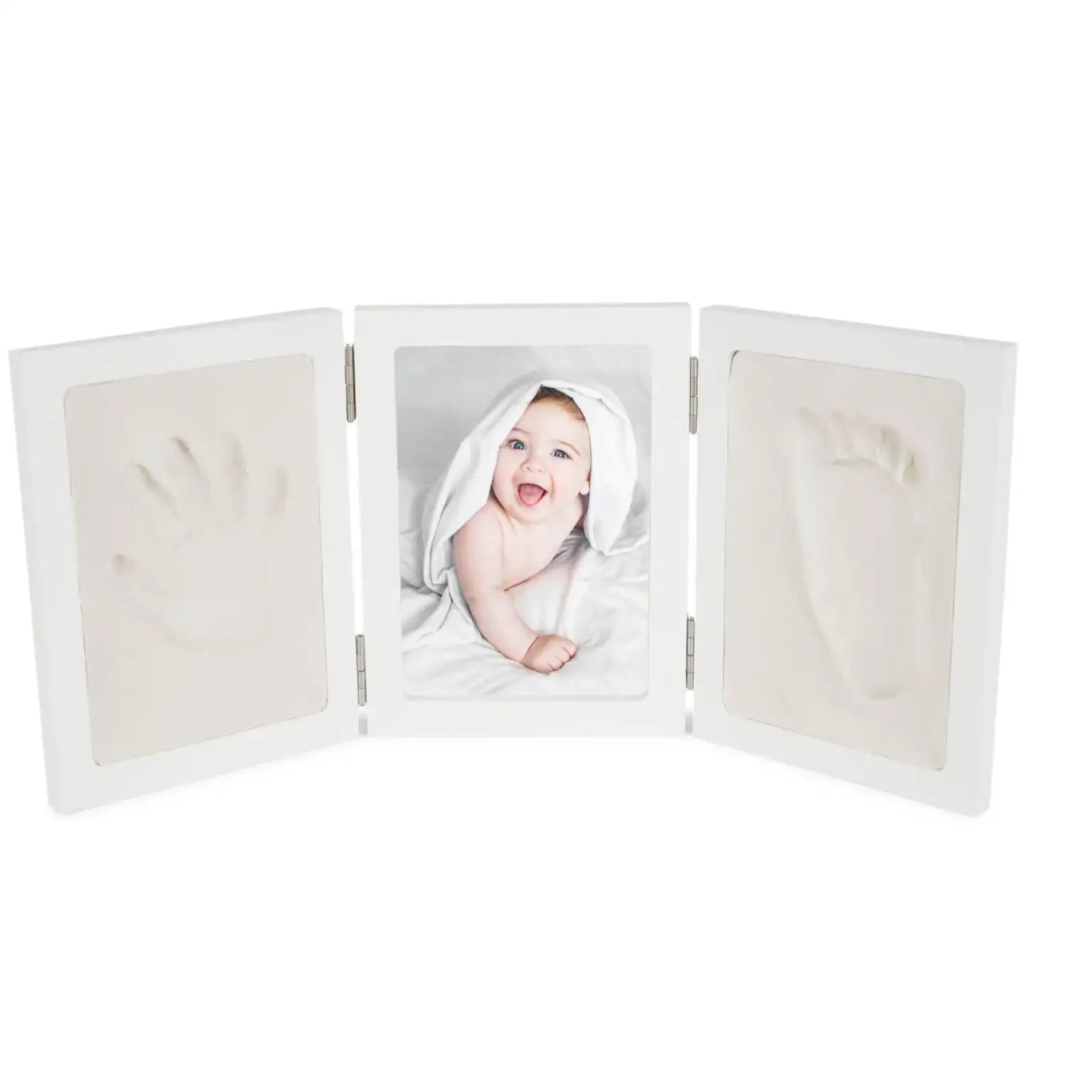 Abdruckset mit Bilderrahmen – Baby Hand- & Fußabdruck-Set