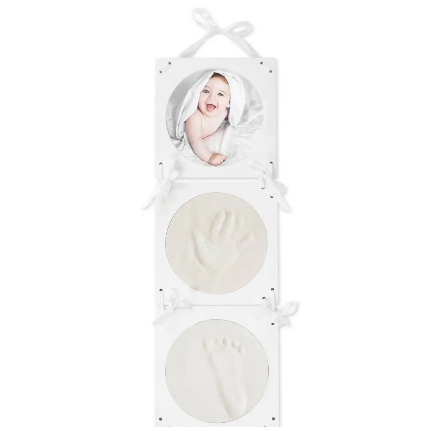 Abdruckset mit Hängebilderrahmen – Hand- & Fußabdruck-Set