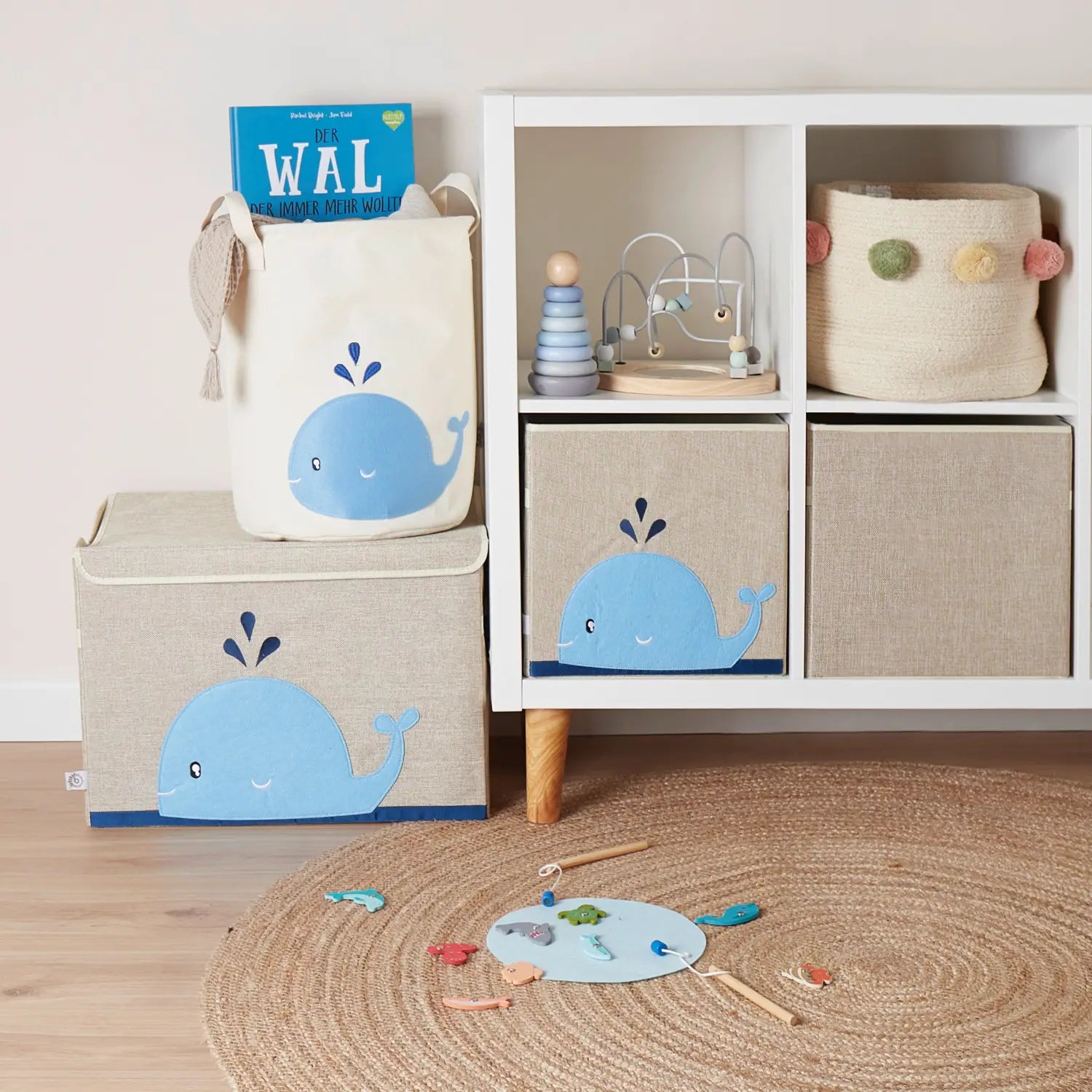 Aufbewahrungsbox mit Deckel | Spielzeug Aufbewahrungsbox 36×36×51 cm