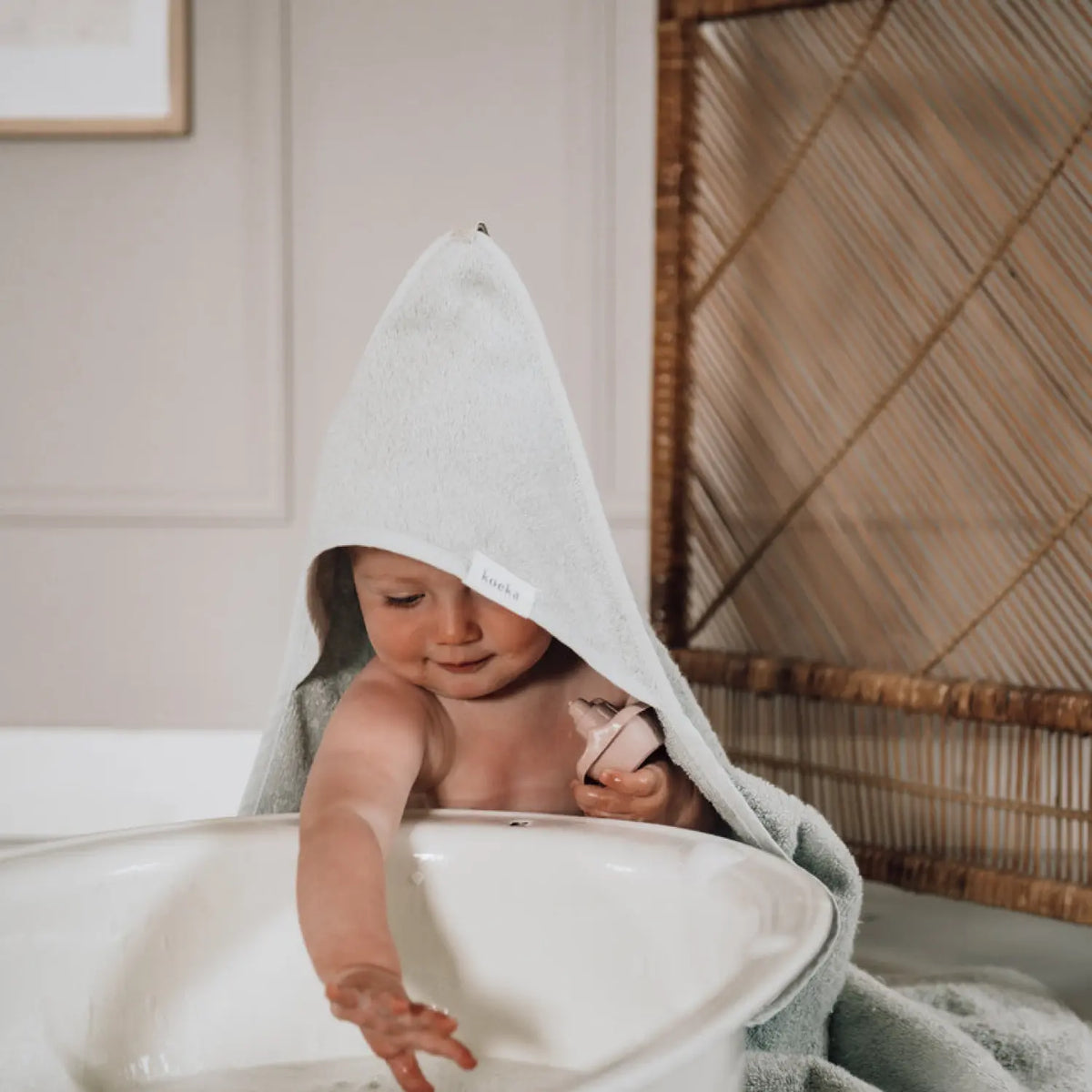 Baby Badecape mit Kapuze Dijon Daily
