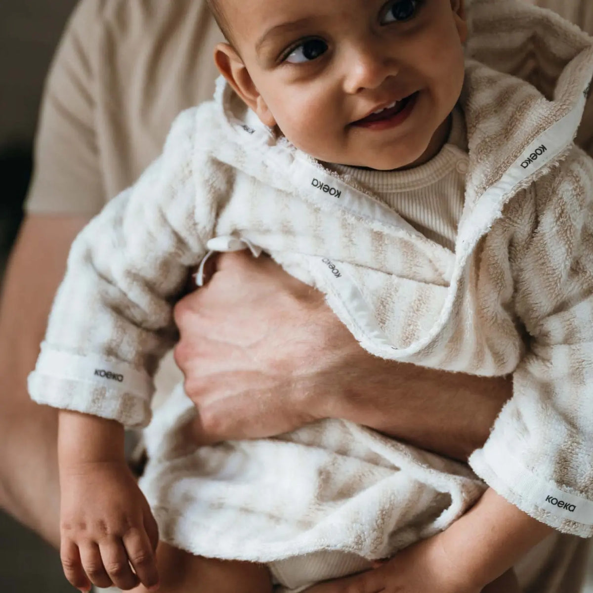 Baby Bademantel mit Kapuze – Koeka Playa
