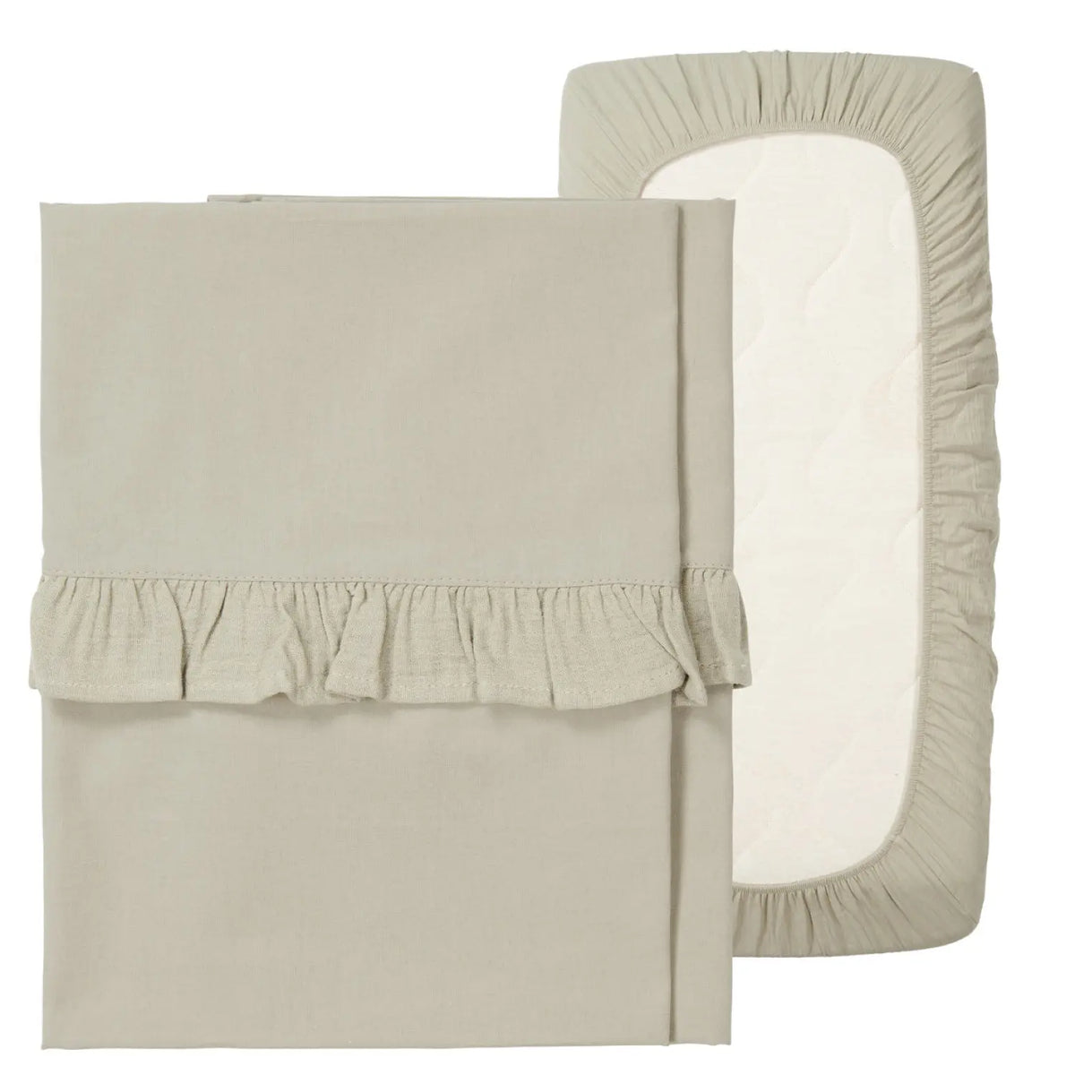 Baby Spannbettlaken 40x80 & Laken Set – Koeka Ruffle Far