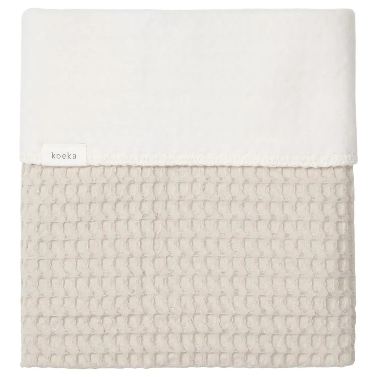 Babydecke aus Baumwoll-Waffelstoff – Koeka Amsterdam - Sand