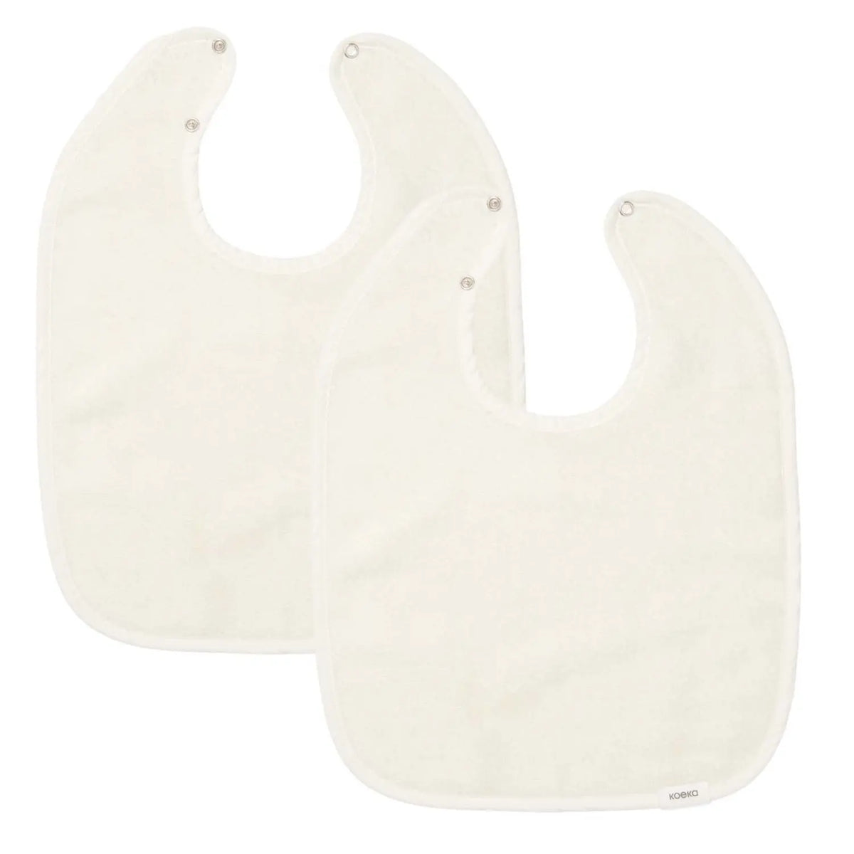 Babylätzchen Set 2er Dijon Daily mit Druckknopf Warm White