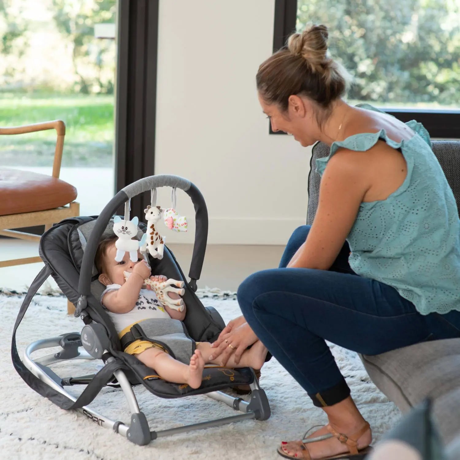 Babywippe verstellbar & klappbar RENOLUX Spirit Sunrise