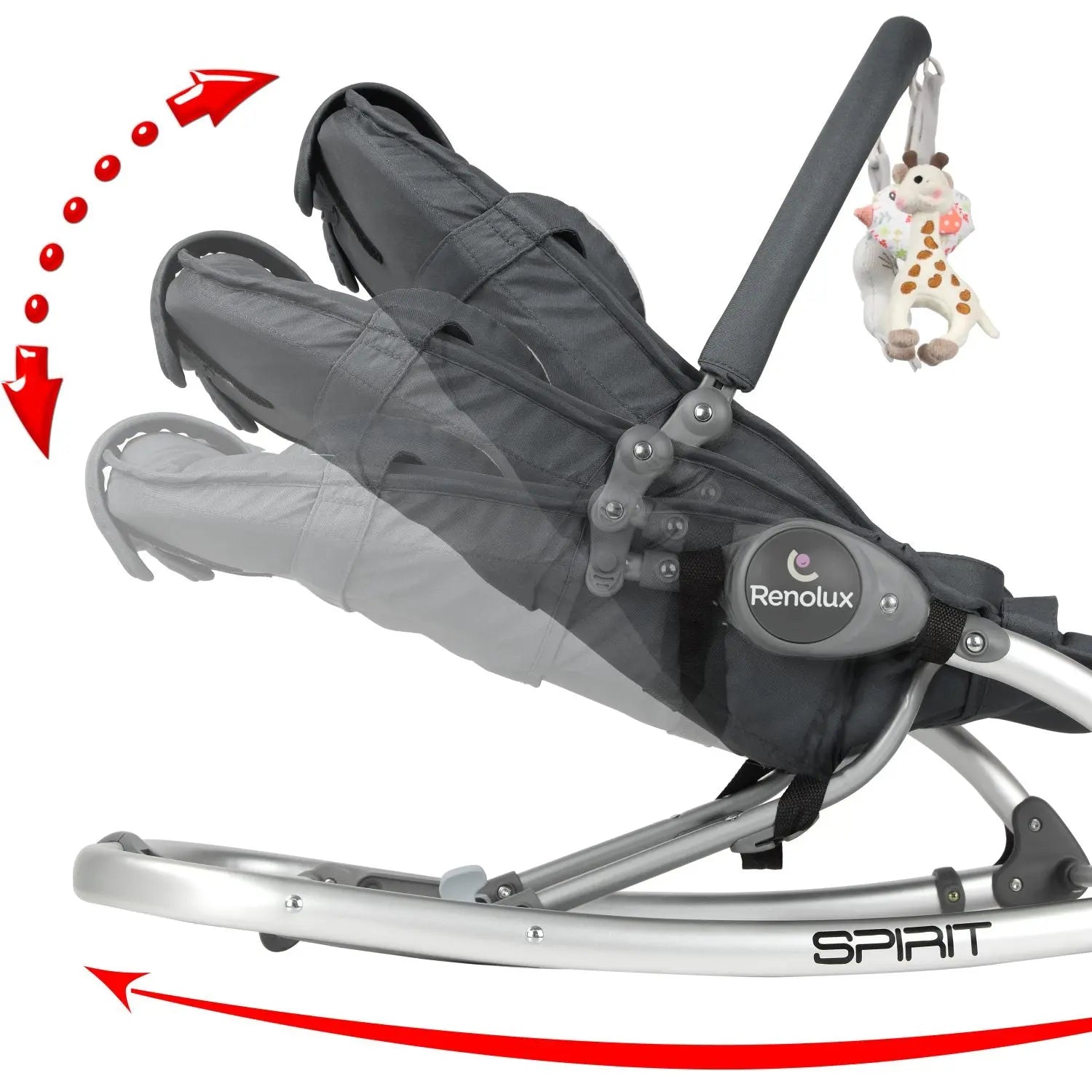 Babywippe verstellbar & klappbar RENOLUX Spirit Sunrise