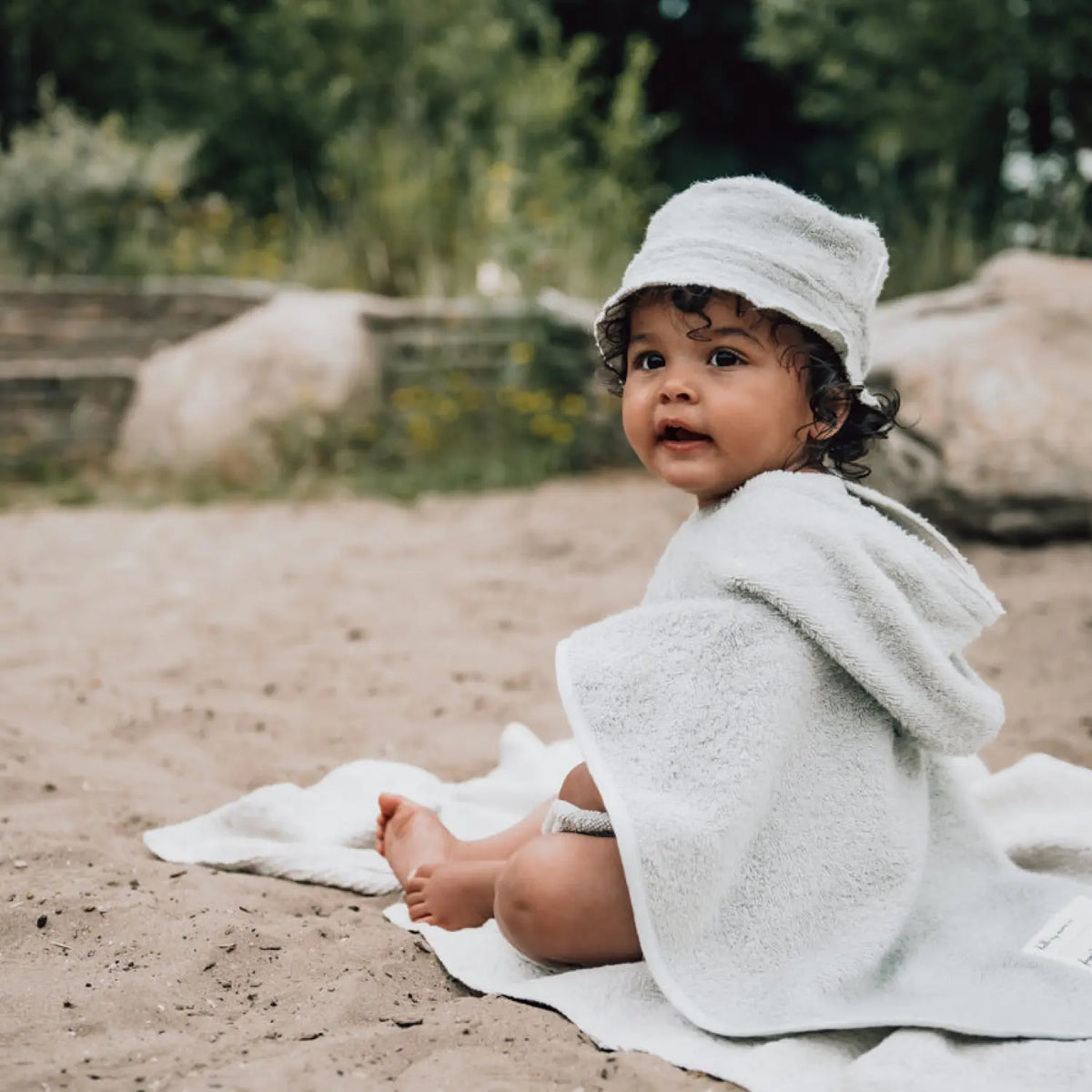 Badeponcho Baby – Dijon Daily aus Frottee