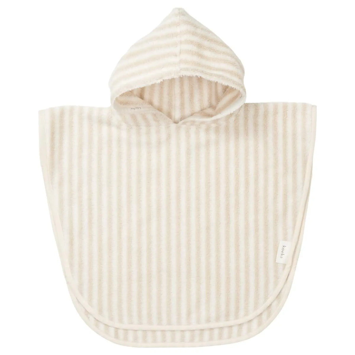 Badeponcho Baby – Koeka Playa mit Kapuze Sand / 74/80