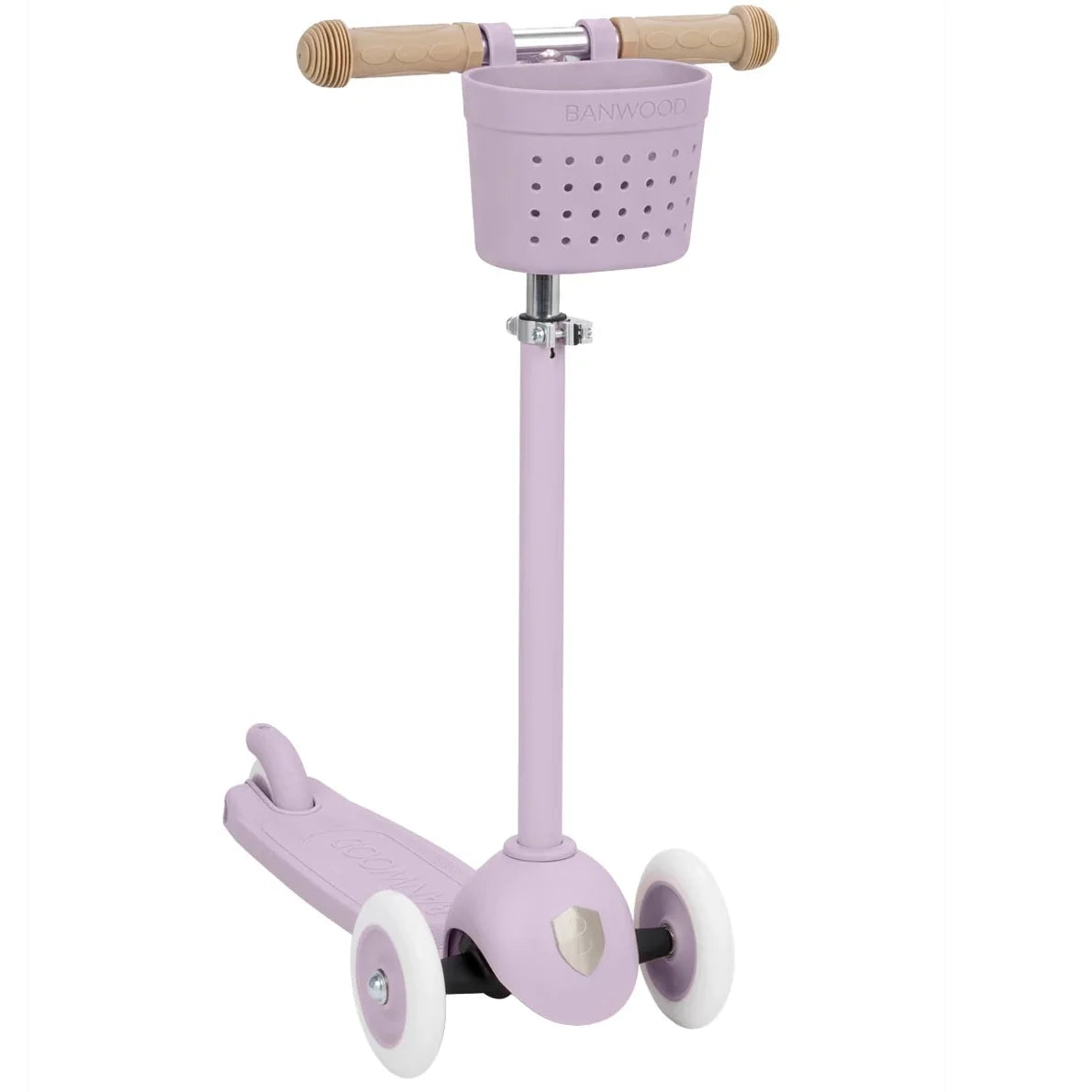 Banwood Eco Scooter Lavender – mit Korb