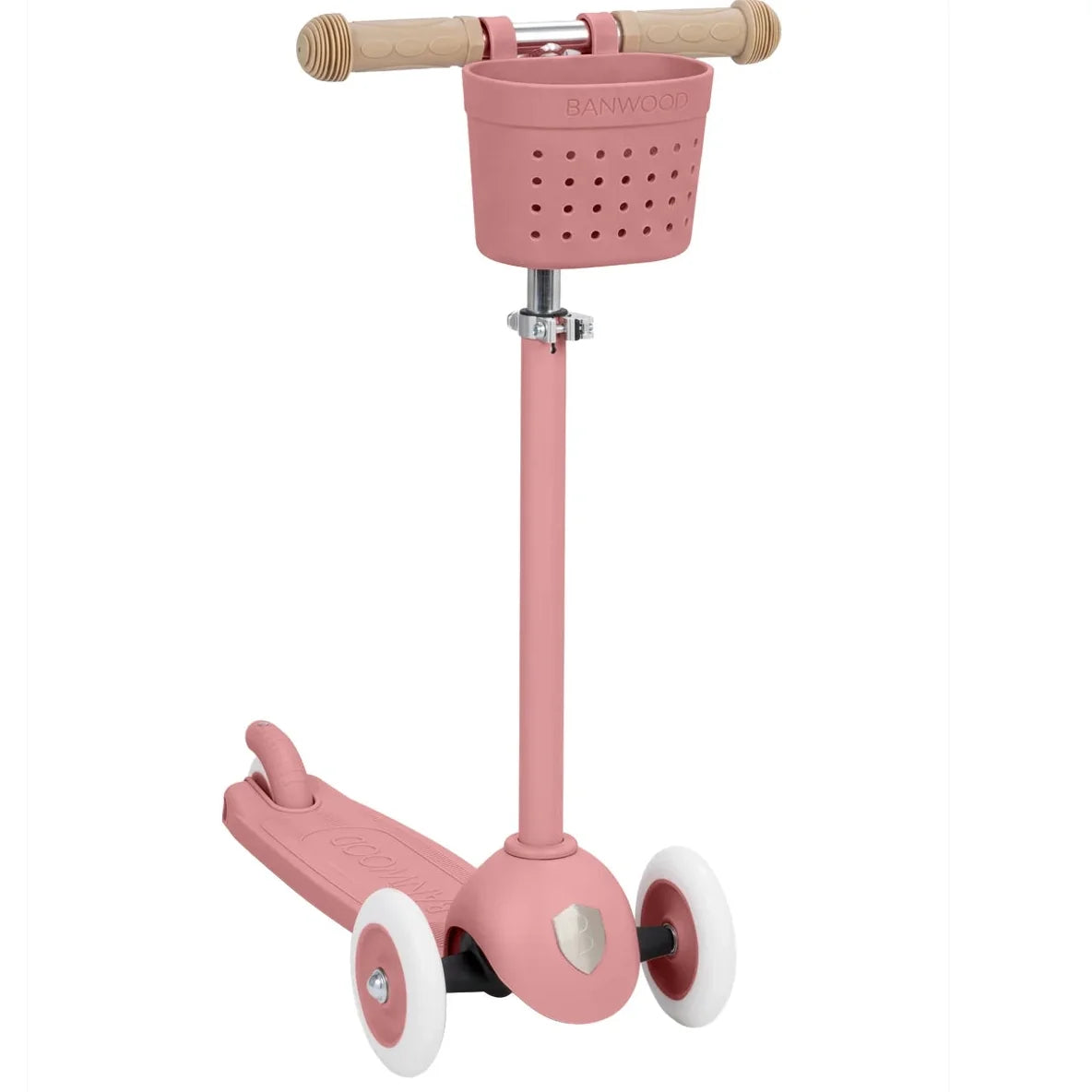 Banwood Eco Scooter Raspberry – mit Korb