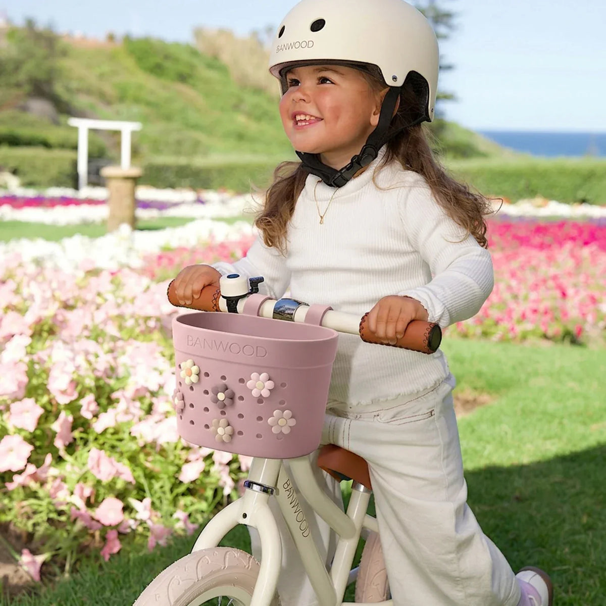 Fahrradkorb Kinder Dusty Rose – Banwood Pin & Ride Korb, Ansicht 3