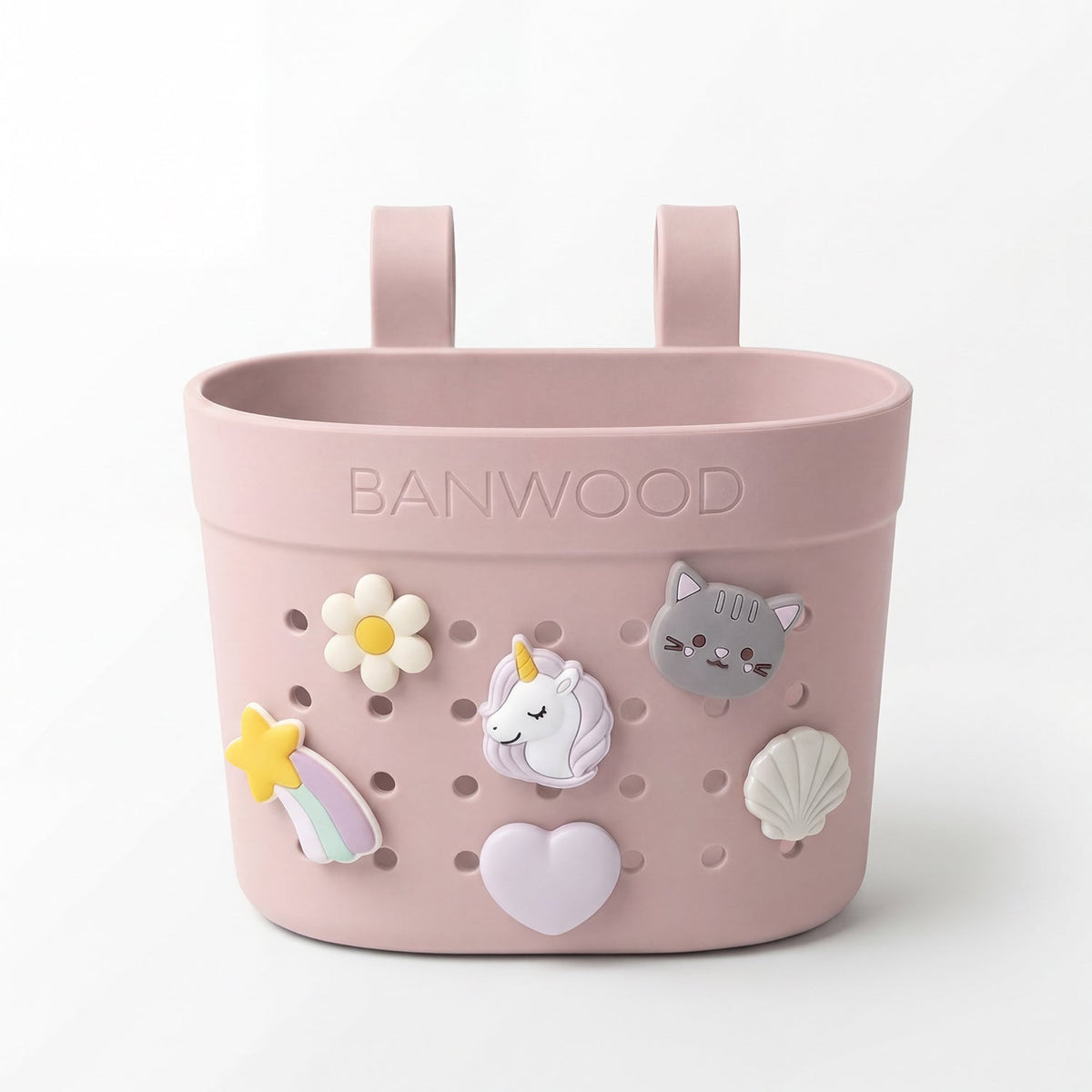 Fahrradkorb Kinder Faded Pink – Banwood Pin & Ride Korb, Ansicht 2