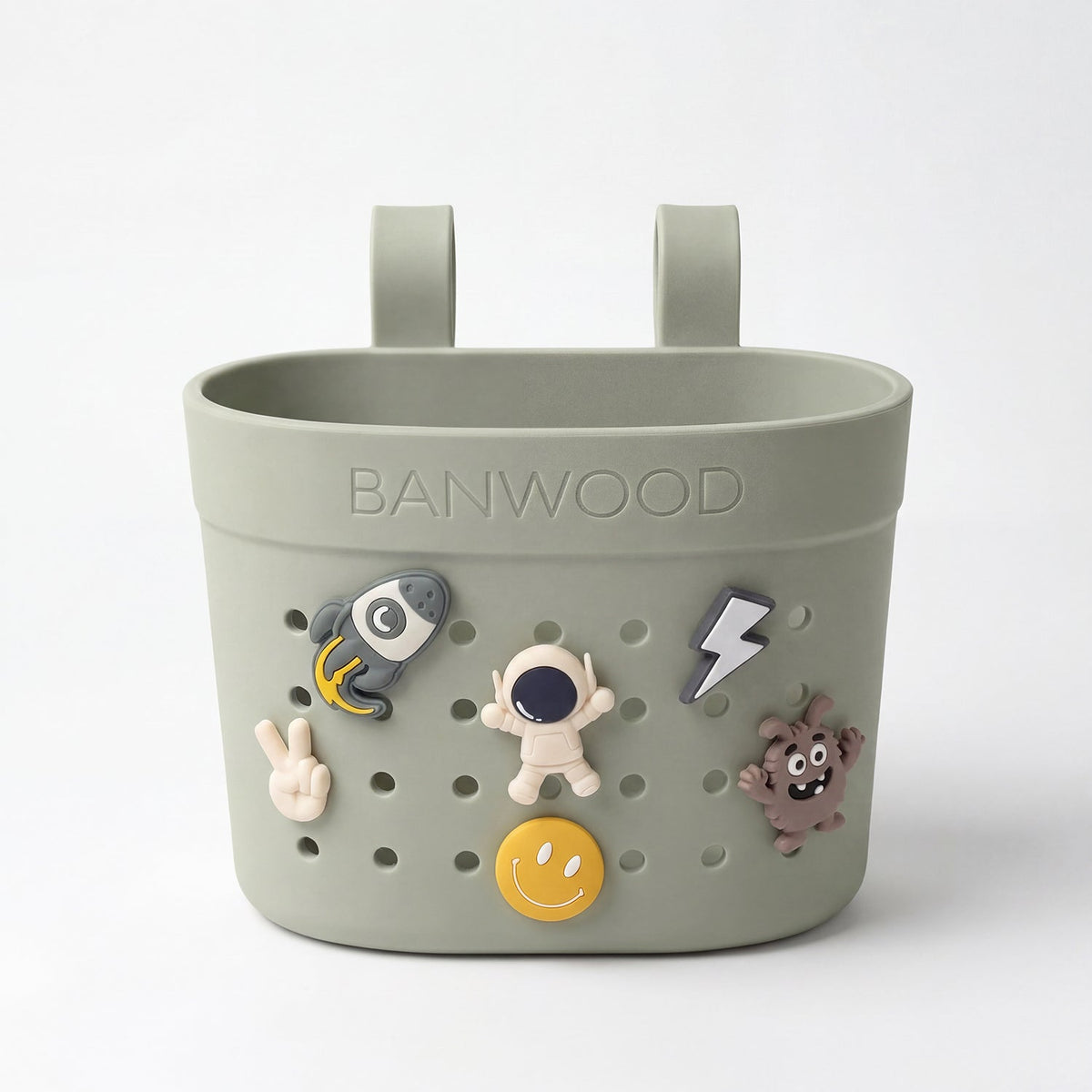 Fahrradkorb Kinder Olive – Banwood Pin & Ride Korb, Ansicht 2