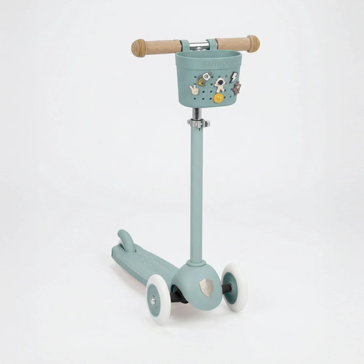 Fahrradkorb Kinder Teal – Banwood Pin & Ride Korb, Ansicht 2