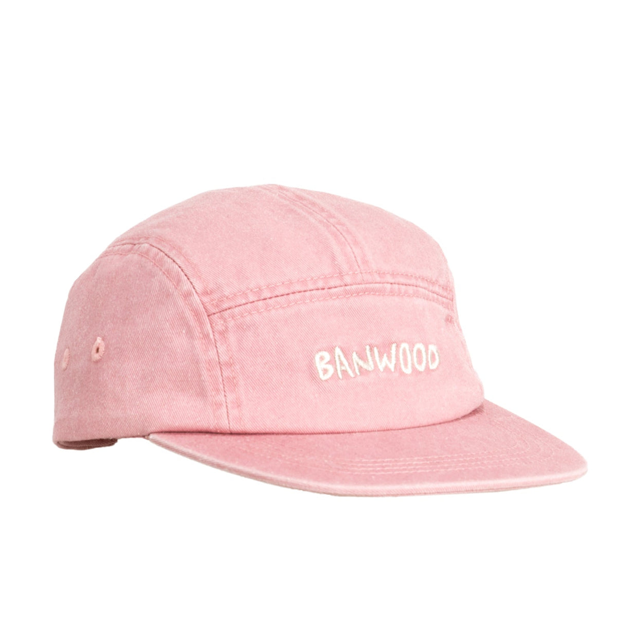 Kinder Cap Rosa – Banwood Washed 5-Panel Cap, Ansicht 3