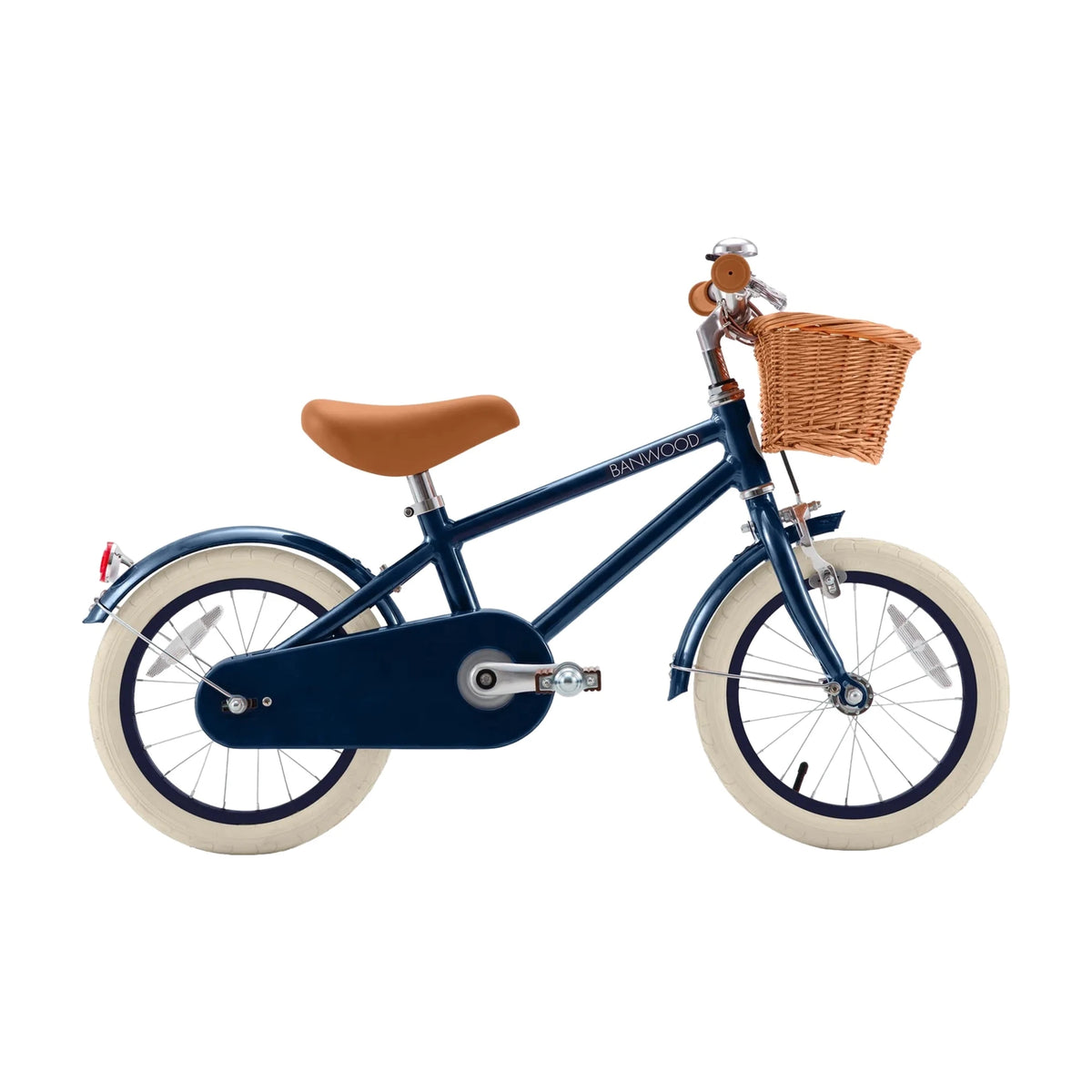 Kinderfahrrad 14 Zoll Marineblau – Banwood Classic Bike, Produktbild