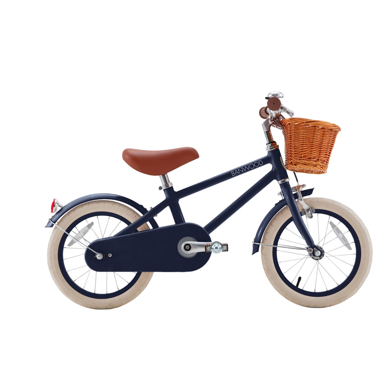 Kinderfahrrad 14 Zoll Marineblau – Banwood Classic Bike, Ansicht 8