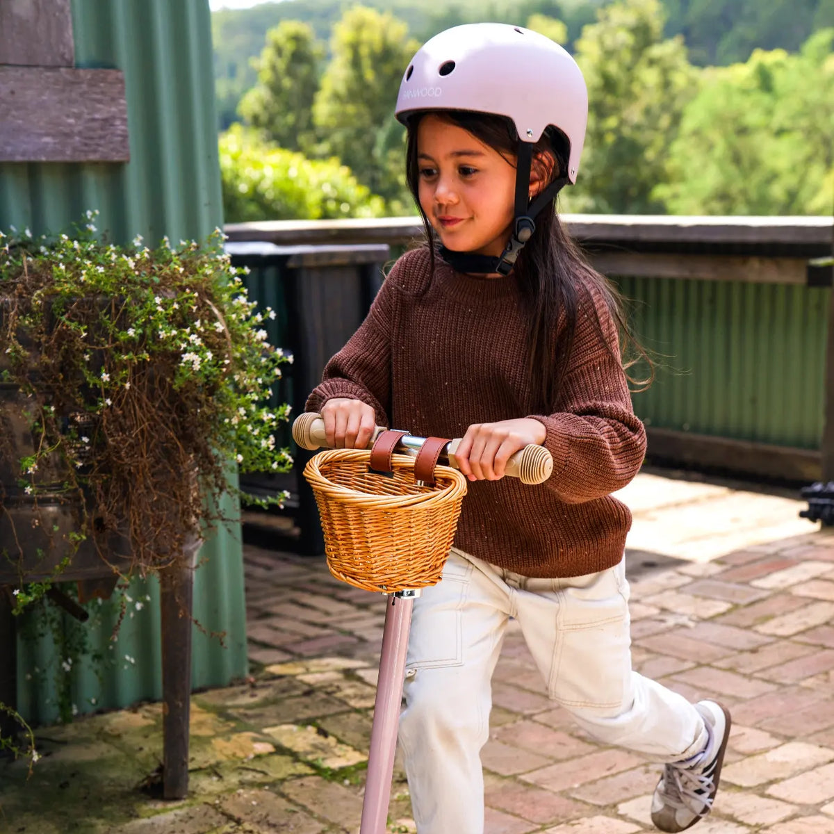 Kinderhelm Dusty Pink – Banwood Classic Helm, Ansicht 2