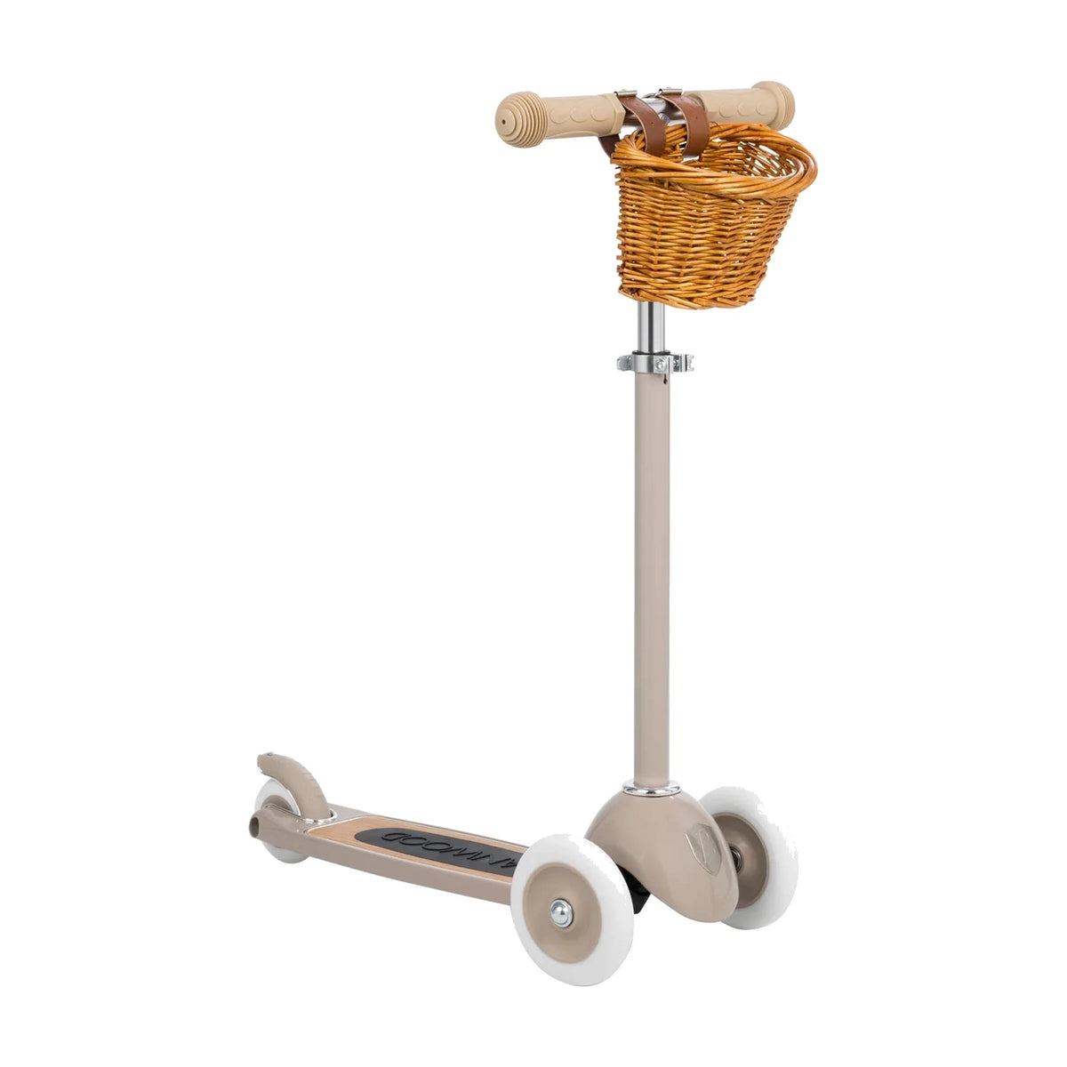 Kinderroller 3 Räder Beige – Banwood Vintage Scooter, Produktbild