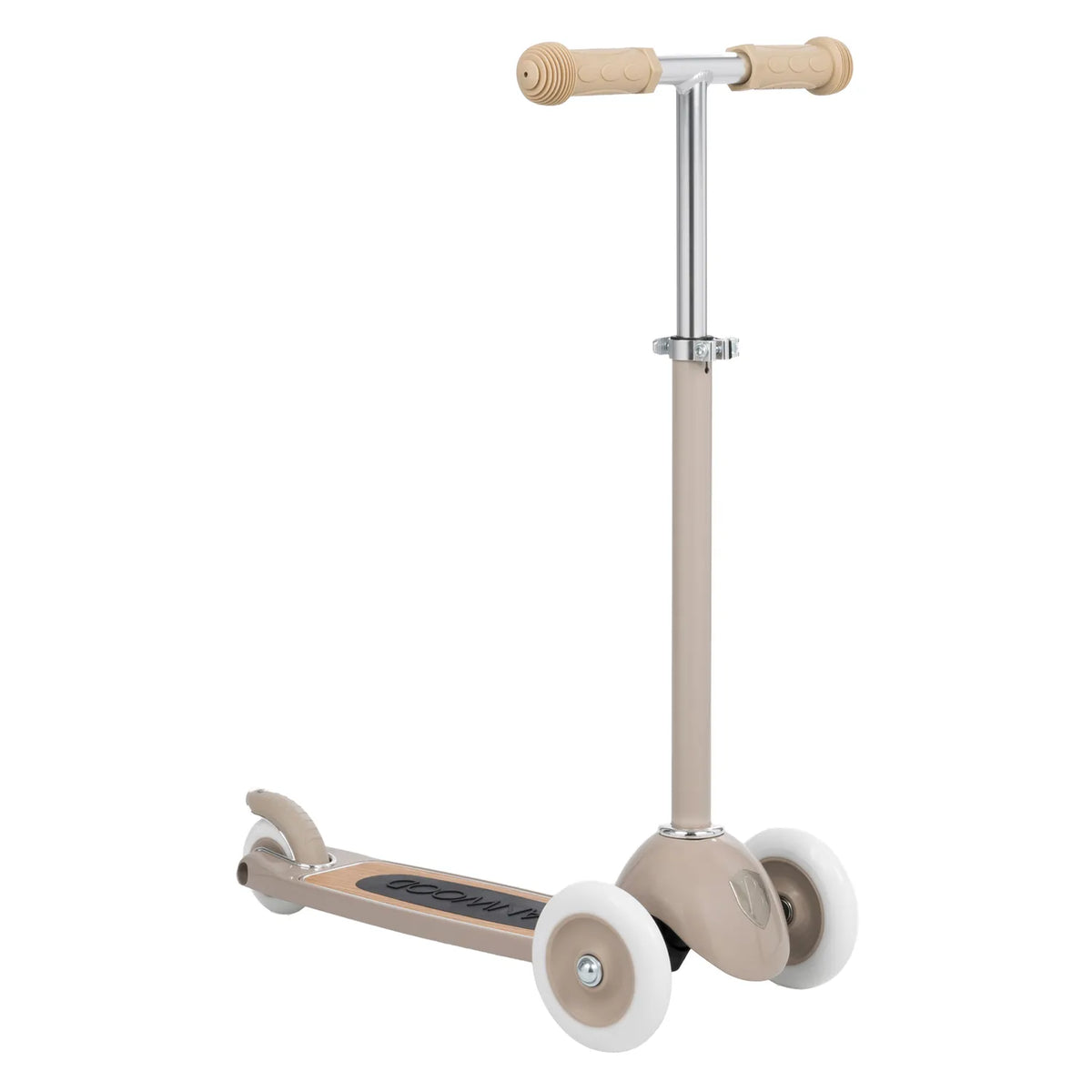 Kinderroller 3 Räder Beige – Banwood Vintage Scooter, Ansicht 3
